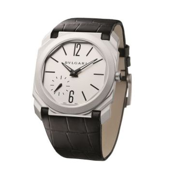 Bulgari Octo Finissimo Automatic Stainless Steel / Grey / Alligator
