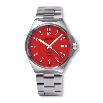 Archimede OutDoor 39 Protect Stainless Steel / Red / Bracelet