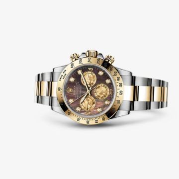 Rolex Daytona Rolesor Black Mother of Pearl