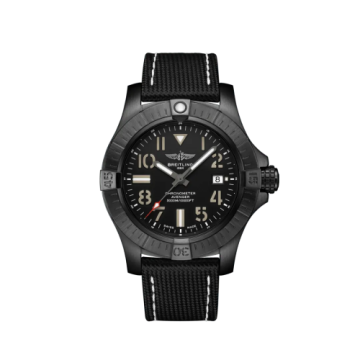 Breitling Avenger Automatic 45 Seawolf Night Mission / Black / Military / Folding