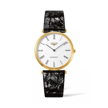 Longines La Grande Classique Automatic 36 Gold / White Roman