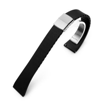 Quick Release FKM26 Black FKM Rubber watch strap - 19mm