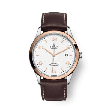 Tudor 1926 41 Stainless Steel / Rose Gold / White / Strap