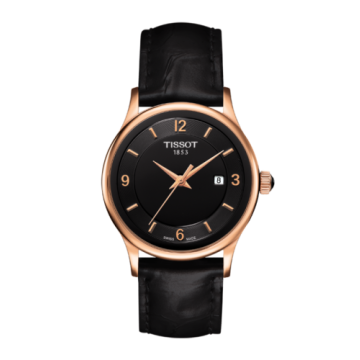 Tissot Rose Dream Quartz Ladies Steel Back Black