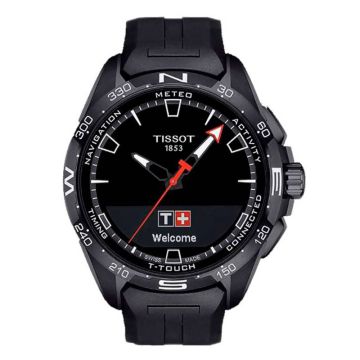 Tissot T-Touch Connect Solar Black Titanium - Ceramic / Black / Rubber
