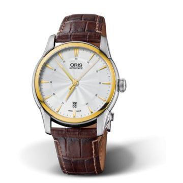 Oris Artelier Date 40 Stainless Steel - Yellow Gold / Silver