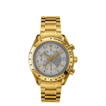 Omega Speedmaster Date 39 Yellow Gold / Silver / Bracelet