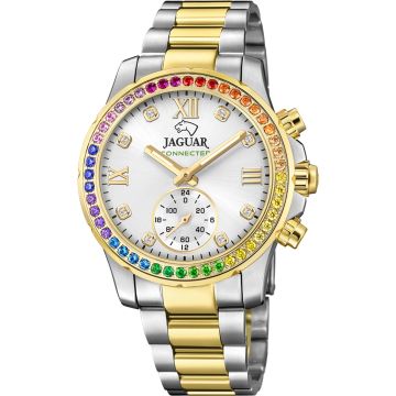 Jaguar Connected Lady Two-tone Gold / Rainbow 37mm