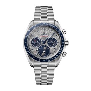 Omega Speedmaster Moonphase Stainless Steel / Black Meteorite / Bracelet