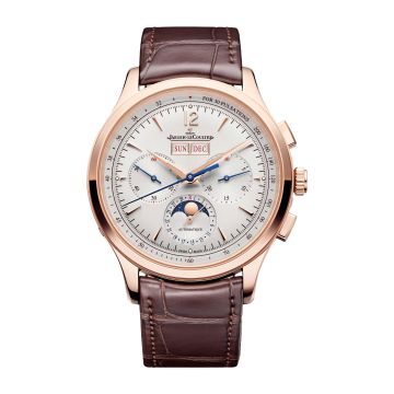Jaeger-LeCoultre Master Control Chronograph Calendar Pink Gold / Silver / Alligator