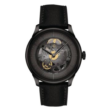 Tissot Chemin Des Tourelles Squelette PVD / Black