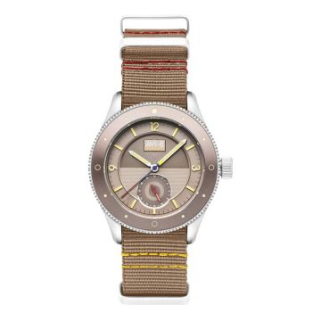 Avi-8 Flyboy Airmaster Sector Meca-quartz Silver Feather Grey