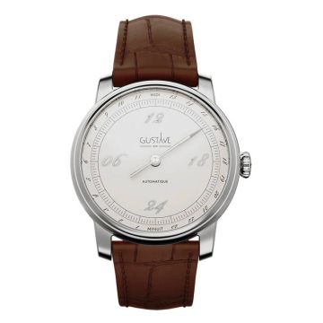 Gustave & Cie 24H Paul Argent & Blanc 39mm