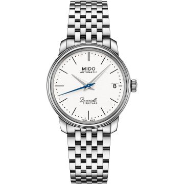Mido Baroncelli Heritage Lady Stainless Steel / White / Bracelet