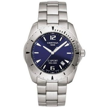 Certina C-Sport Stainless Steel / Bue / Bracelet