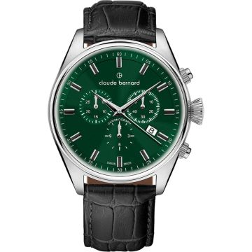 Claude Bernard Proud Heritage Chronograph Black / Green