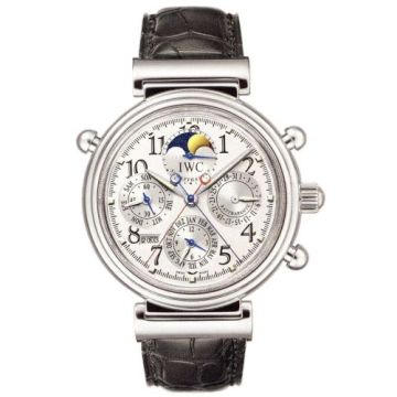 IWC Schaffhausen Da Vinci Perpetual Rattrapante Platinum / Silver / French