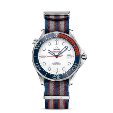 Omega Seamaster Diver 300M Co-Axial 41 White Gold /James Bond Commander's Watch