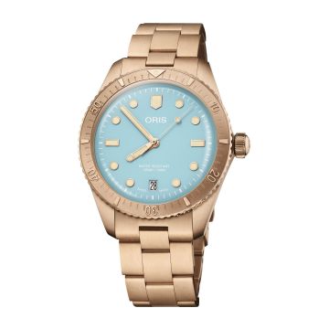 Oris Divers Sixty-Five 38 Cotton Candy Sky Blue / Bracelet