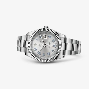 Rolex Datejust II Fluted Rhodium