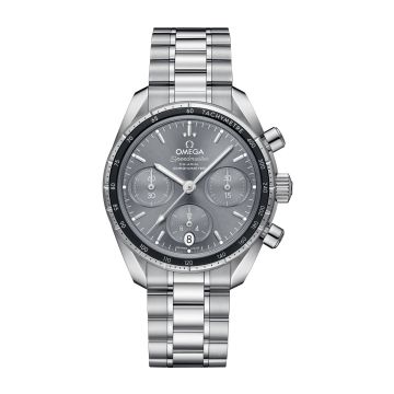 Omega Speedmaster Co-Axial 38 Stainless Steel / Grey / Bracelet