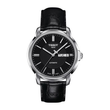 Tissot Automatics III Stainless Steel / Black / Strap