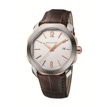 Bulgari Octo Roma 41 Stainless Steel / Pink Gold / Silver