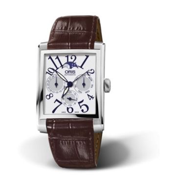 Oris Rectangular Complication Stainless Steel / Silver - Arabic