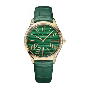 Omega De Ville Trésor 36 Moonshine Gold / Malachite