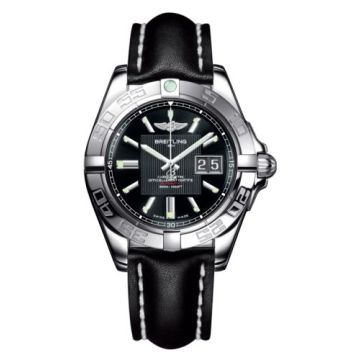 Breitling Galactic 41 Stainless Steel / Trophy Black / Calf