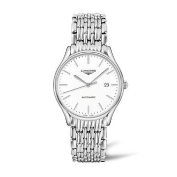 Longines Lyre 40 Automatic Stainless Steel / White / Bracelet