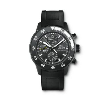 IWC Schaffhausen Aquatimer Chronograph Stainless Steel / Black / Rubber / Galapagos Islands