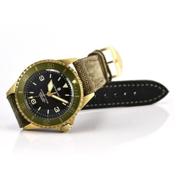 Steinhart Ocean One Bronze GREEN Diver Watch
