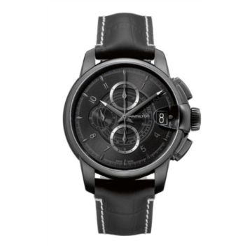 Hamilton Railroad 46 Chrono PVD / Black