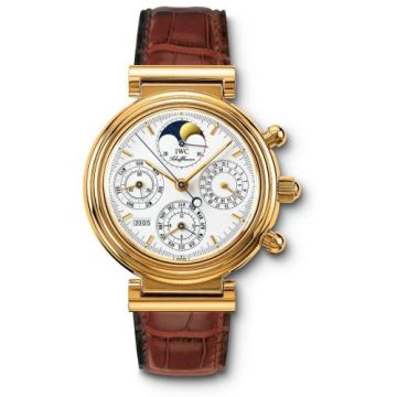 IWC Schaffhausen Da Vinci Perpetual Yellow Gold / White / German