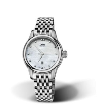 Oris Artelier Date Diamonds 31 Stainless Steel / MOP / Bracelet
