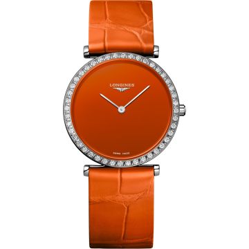 Longines La Grande Classique 29 Stainless Steel - Diamond / Orange