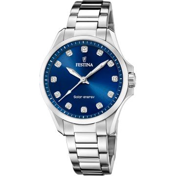 Festina Solar Energy Silver / Blue 34mm