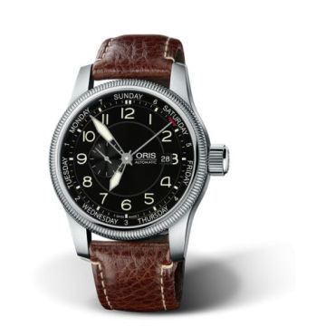 Oris Big Crown Small Second Pointer Day Stainless Steel / Black