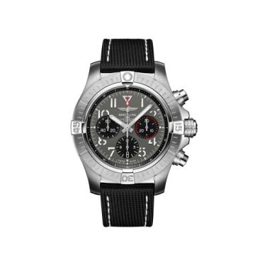 Breitling Avenger B01 Chronograph 45 Stainless Steel / Anthracite / Strap - Folding