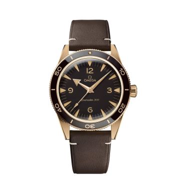 Omega Seamaster 300 Master Chronometer  Bronze Gold / Brown / Strap