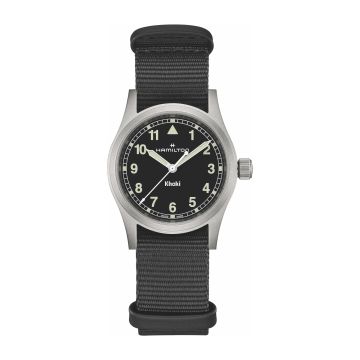 Hamilton Khaki Field Quartz 33 Stainless Steel / Black
