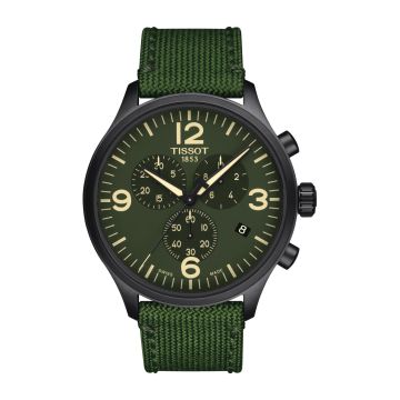 Tissot Chrono XL Black PVD / Green