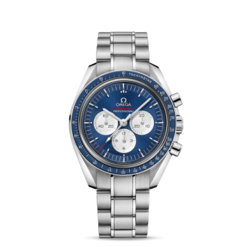 Omega Speedmaster Professional Moonwatch Stainless Steel / Blue / Tokyo Olympics / Set