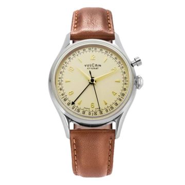 Vulcain Cricket Tradition 39mm Eggshell