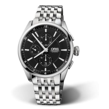 Oris Artix Chronograph Stainless Steel / Black / Bracelet