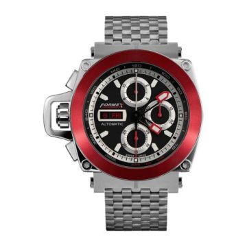 Formex Motorsport Automatic Chronograph Red Bezel / Black / Bracelet