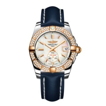 Breitling Galactic 36 Automatic Stainless Steel / Rose Gold / Diamond / Pearl / Calf