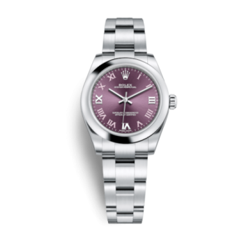 Rolex Oyster Perpetual 31 Red Grape Roman