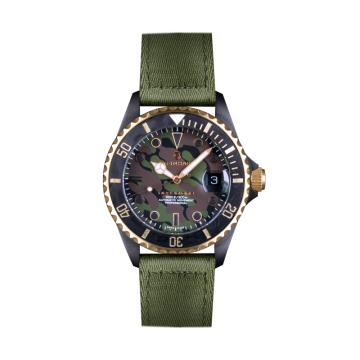 Steinhart Ocean 39 black MILITARY Camouflage Diver Watch